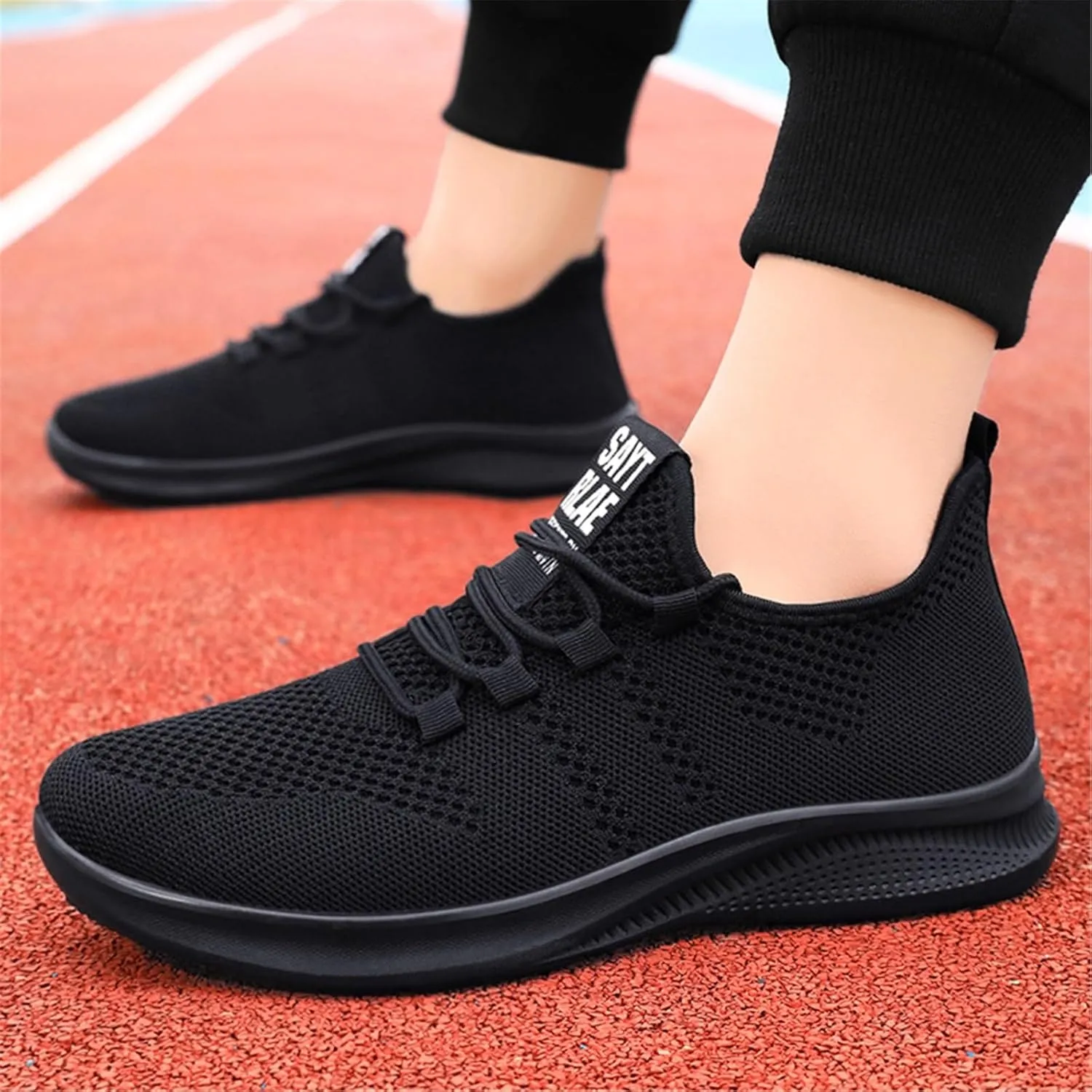 Mens Walking Shoes,Ultra Lightweight Breathable Tennis Running Shoes Mesh Non-Slip Casual Comfortable Fashion Sneakers Work Gym Workout Athletic Sport Cuhioning Trainers