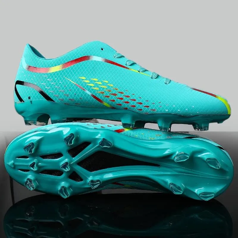 Men's Women's Firm Ground Soccer Cleats Outdoor/Indoor Boys Girls Professional Futsal Football Training Sneakers