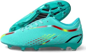 Men's Women's Firm Ground Soccer Cleats Outdoor/Indoor Boys Girls Professional Futsal Football Training Sneakers