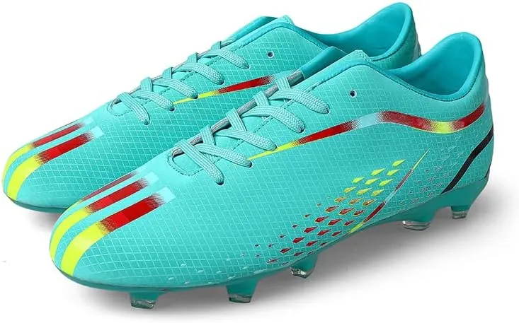 Men's Women's Firm Ground Soccer Cleats Outdoor/Indoor Boys Girls Professional Futsal Football Training Sneakers