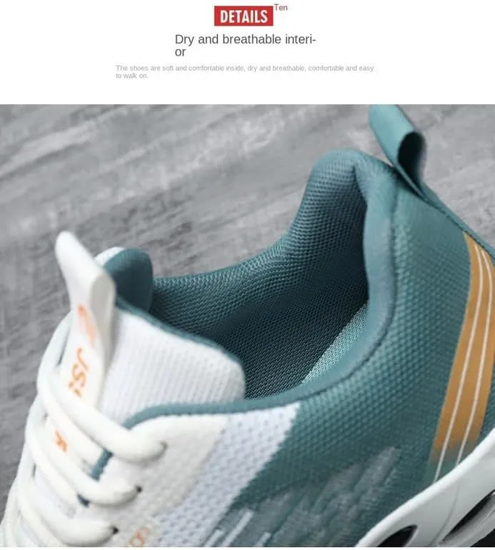 MIQING Shoes Men's Summer New Men's Shoes Breathable Sneakers Fashion Casual Running Shoes