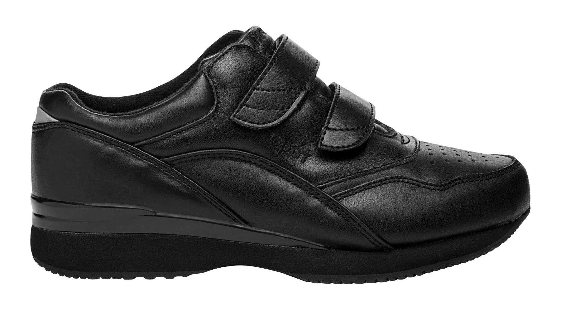 Propet Womens Tour Walker Strap W3902 - Black Diabetic Casual Shoes