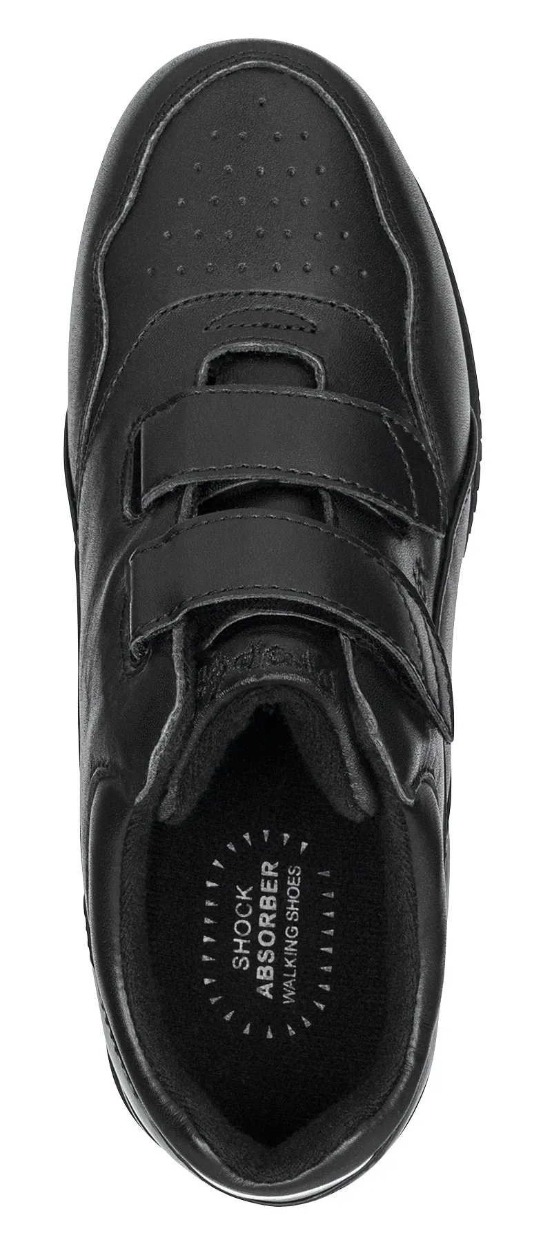 Propet Womens Tour Walker Strap W3902 - Black Diabetic Casual Shoes