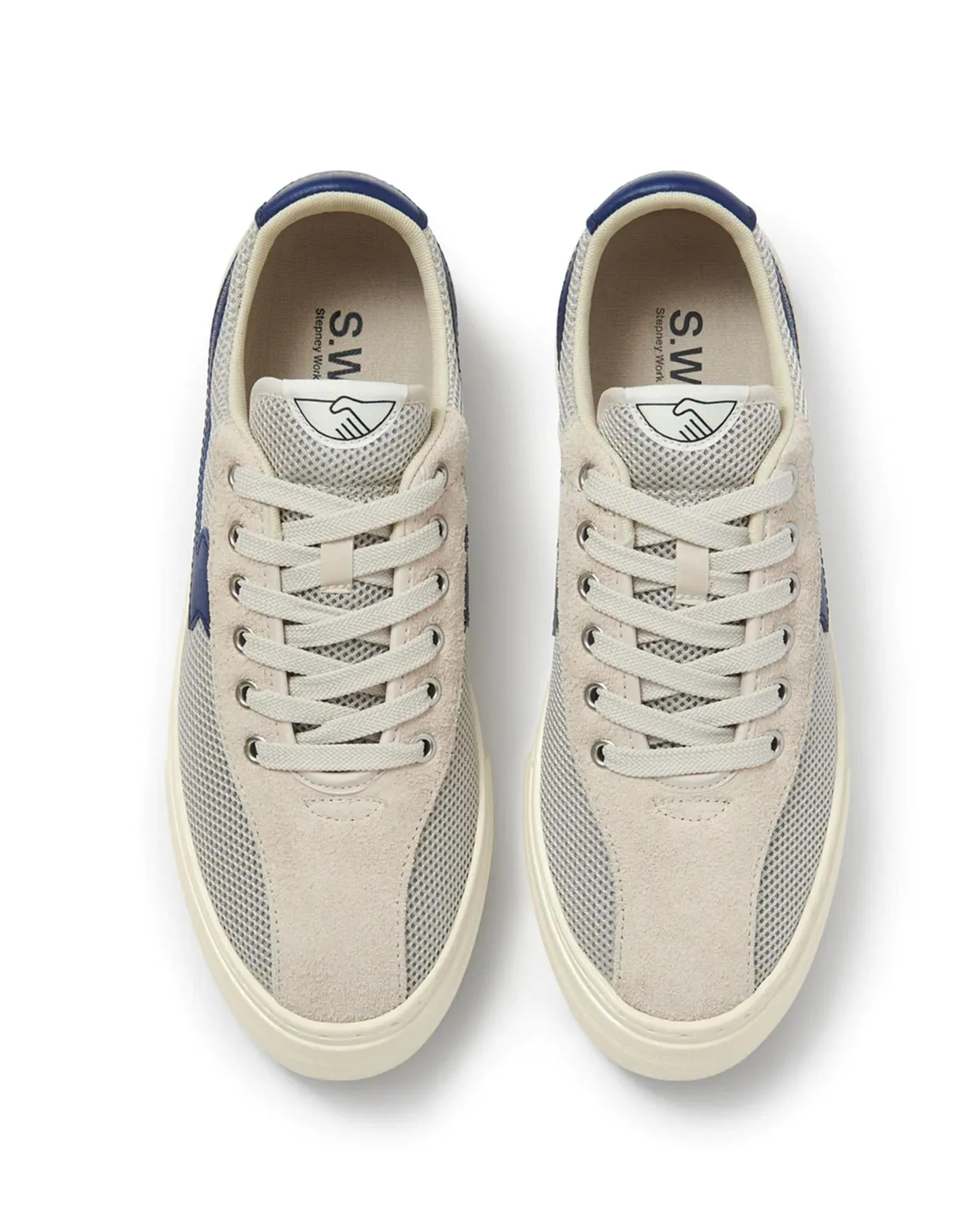 Stepney Workers Club Dellow S-Strike Cup Tennis Mesh Ecru-Blue