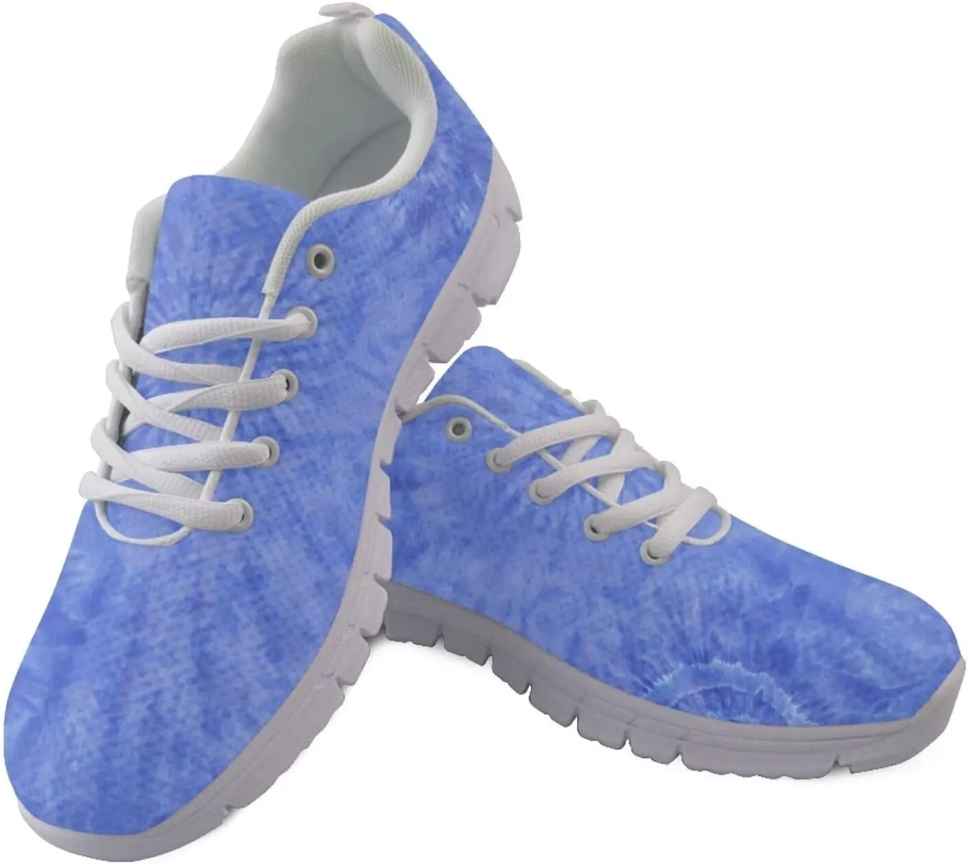 SYtrade Sneaker for Women Lace-up Athletic Running Sports Shoes White Sole