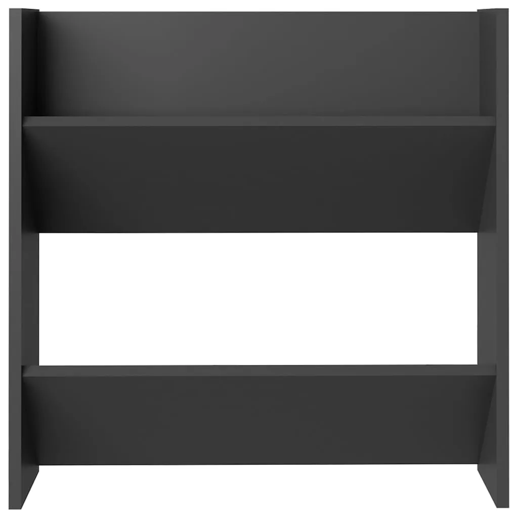 vidaXL Wall Shoe Cabinets 4 pcs Grey 60x18x60 cm Engineered Wood