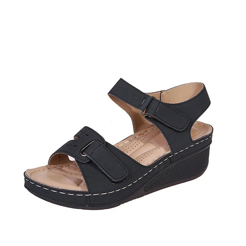 Women's wedge straps Open Toe Walking Shoes