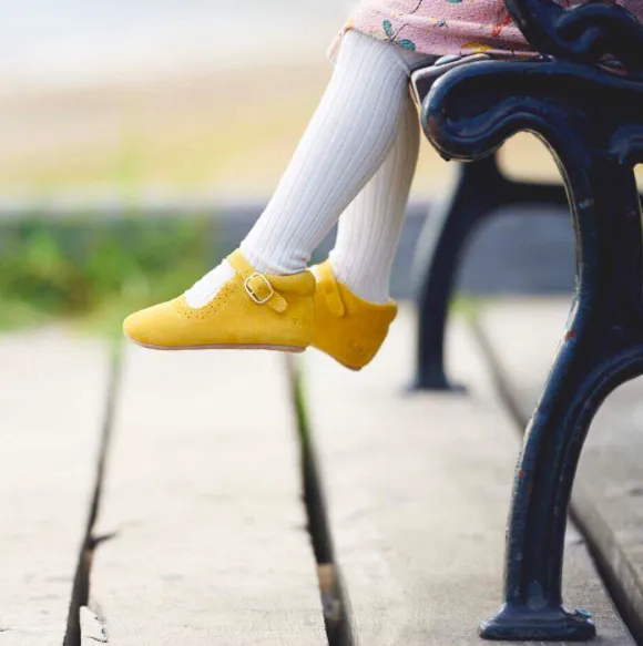 z Baby Toddler Shoes  Eleanor Boots Mary Jane- Mustard