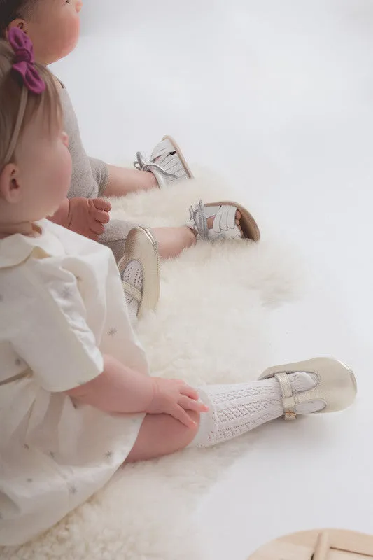 z Baby Toddler Shoes  Paris T-Bar Gold
