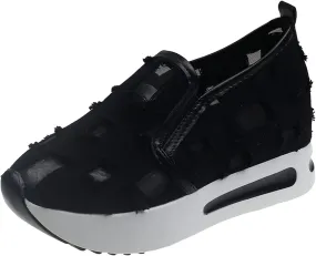 ZWRXW Women Wedges Sneakers 2025 Hollow Out Wedge Sneaker Comfortable Wedge Walking Sport Sneakers Platform Walking Shoes Fashion Bride Wedding Shoes